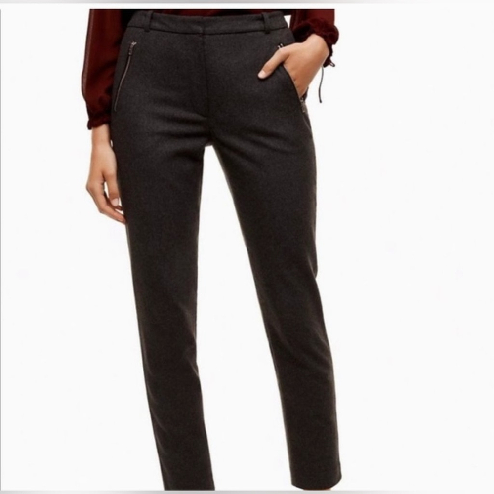 Aritzia Wilfred Gilmont Wool and Cashmere Cropped Pants - Size 4